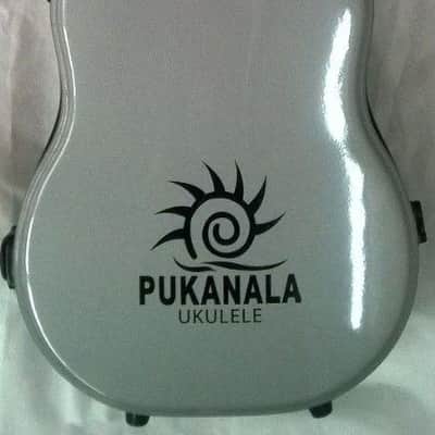 PukanaLa Model FG-C-SL Silver Concert Ukulele Fiberglass Hardshell Case image 2