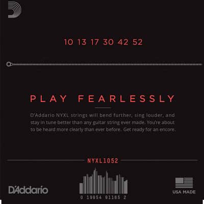 NYXL1052 10/52 Light Top / Heavy Bottom D'Addario image 7