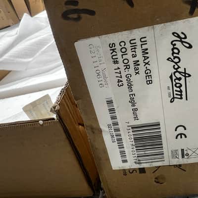 Hagstrom Ultra Max Electric Guitar - Golden Eagle Burst image 7