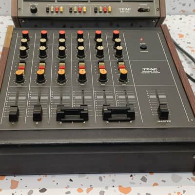 TEAC Model 2A mixing console + TEAC MB-20 bridge with VU meters (Tascam) image 3