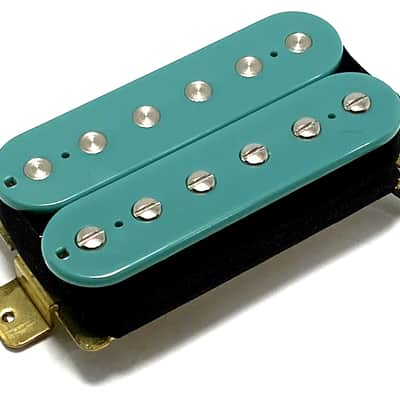 Dragonfire Mod Bucker Neck Position Dedicated Pickup ~ Passive Ceramic Modern Humbucker ~ Teal image 2
