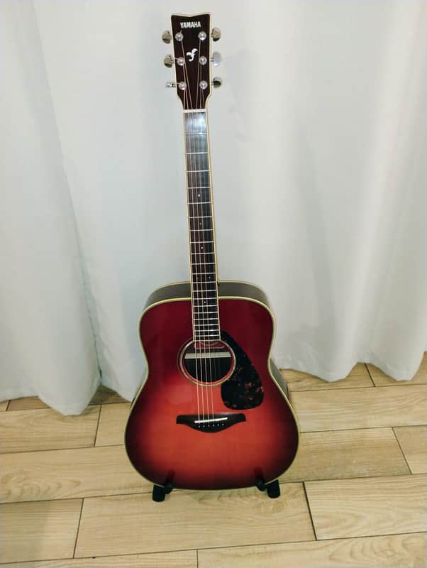 Yamaha FG730S Folk Solid Top Acoustic Guitar | Reverb