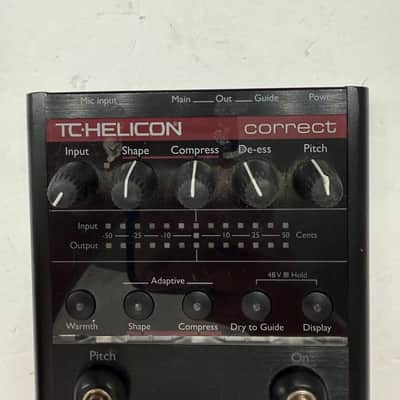 TC Helicon Voicetone Correct Correction Vocal Effect Pedal + Power Supply image 2