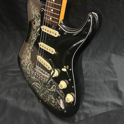 Fender Made in Japan Black Paisley Stratocaster image 4