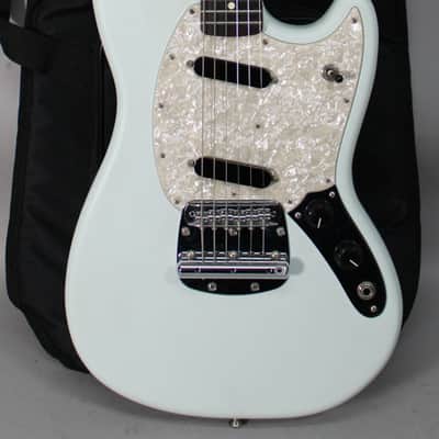 2022 Fender American Performer Mustang Sonic Blue w/ Gigbag image 1