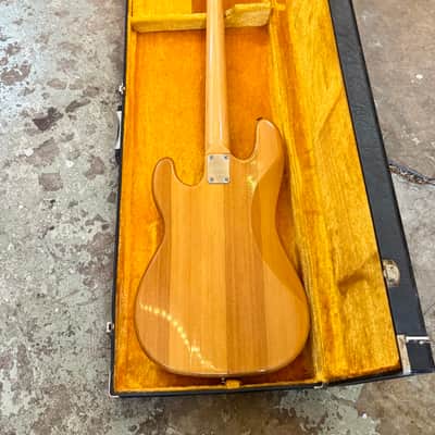 Greco “Gneco” Electric Precision Bass  c 1974 - Natural original vintage MIJ Japan Matsumoku image 12