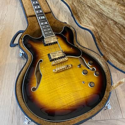 Ibanez AS153-AYS VIDEO DEMO Artstar Semi-Hollow Sunburst 2015 Hard Case Super 58s image 18