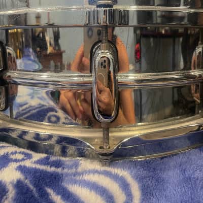 Tama SC145 Stewart Copeland Signature 5x14" Brass Snare Drum 2010s - Chrome Over Brass image 6