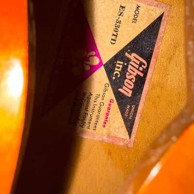 Gibson ES-330TD Long Neck 1968 - 1972 - Sunburst image 13