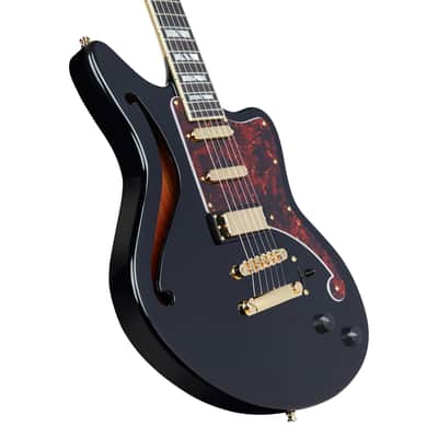 D'Angelico Deluxe Bedford SH - Black (DADBEDSHSBKGS) image 6