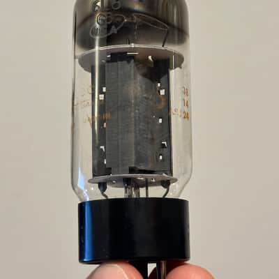 70’s Sylvania 6L6GC STR-387 Tube Double Dual Getter Peavey labeled Mesa Boogie STR-415 Vintage Made in USA image 3
