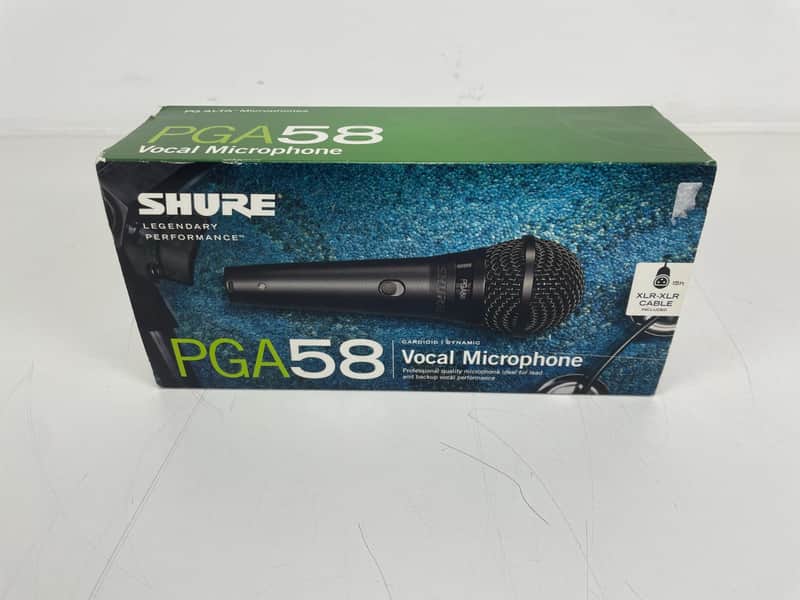 Shure PGA58 Dynamic Vocal Microphone – New Old Stock (NOS) image 1
