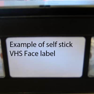 ADAT / VHS Printable White Face and Spine Labels image 2