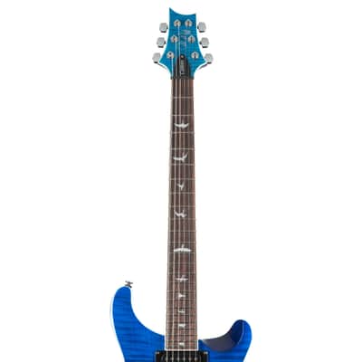 PRS SE Custom 24 Semi-Hollow Lake Blue - Electric Guitar imagen 5