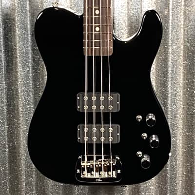 G&L USA Fullerton Deluxe ASAT 4 String Bass Jet Black & Bag #8120 image 1