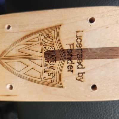 Musikraft Stratocaster Rock Maple Neck Strat Fender licensed replacement image 1