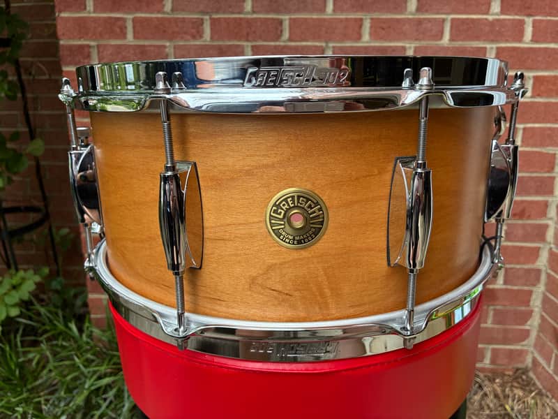 Gretsch Broadkaster 6.5x14 Snare - Satin Classic Maple image 1