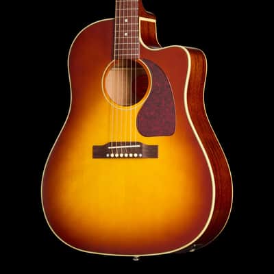Epiphone J-45 Standard EC Honey Burst Acoustic Electric with Gig Bag image 1