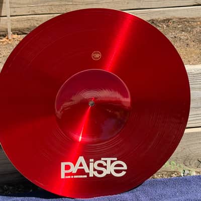 Paiste 2002 20" Mega Bell RIde Red Colorsound 2021 - Red image 2