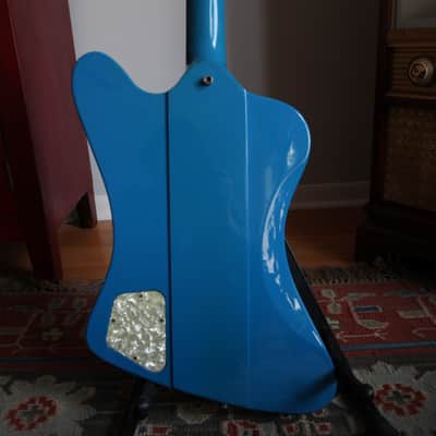 1990 Gibson Custom Shop Original Firebird V Renault Blue One-Off w/ OHSC Rare 1st Reissue image 4