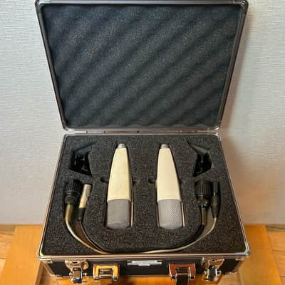 Sennheiser MD421 Vintage White - PAIR - 1960s - With Hand Made hard Case image 1
