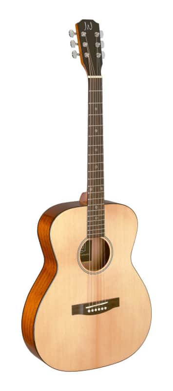 J.N GUITARS Natural-coloured Acoustic Auditorium Guitar With Solid Spruce Top Bessie Series image 1