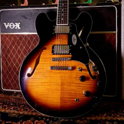 Maybach Guitars  CAPITOL 59 Aged ( 335 Thinline )  2022  Sunburst In Stock Ready to Ship Worldwide ! image 1