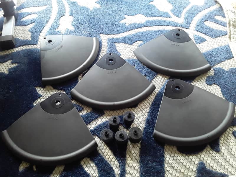 5 Yamaha PCY80S Electronic Cymbals (All Work Great) -DTXPRESS/DTXTREME/DTXPLORER image 1