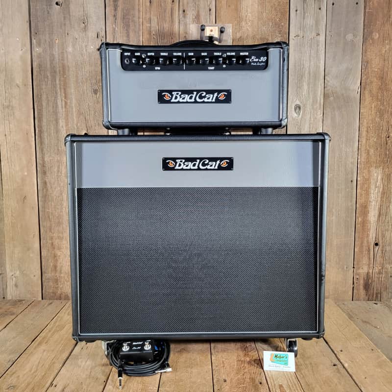 BadCat Era 30 Head and 2x12X 16 Ohm 2x12 Cabinet 2026 Near Mint - Black image 1