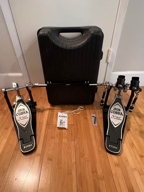 Tama HP900PWN Iron Cobra 900 Series Power Glide Double Bass Drum Pedal 2010s - Black/Chrome image 1