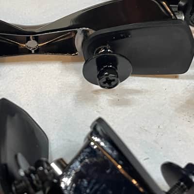 Tama Superstar Birch Black Nickel Lugs (6) with hardware image 8