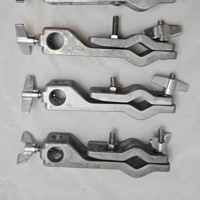Four  Used TAMA 1980s Multi Clamps made in Japan image 4