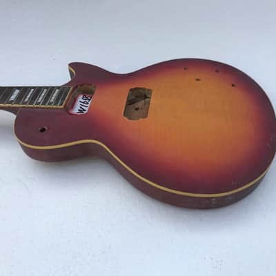 Cherry Burst Les Paul LP Style Guitar Body, Maple Neck and Rosewood Fingerboard image 1