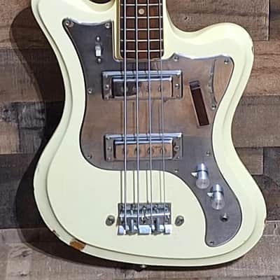 1967 Greco 900 Offset Bass MIJ - Vintage White - image 3