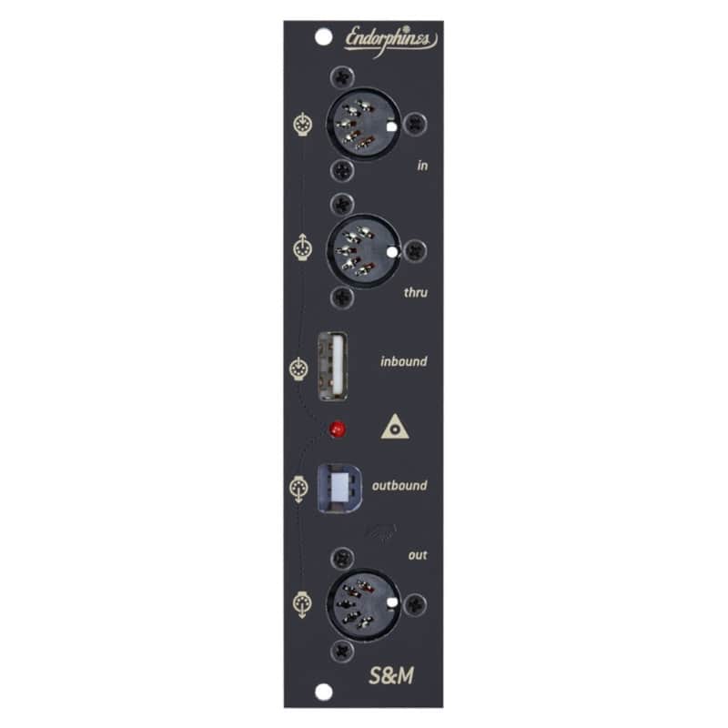 Endorphin.es Shuttle Mate Eurorack MIDI Module (Black) image 1