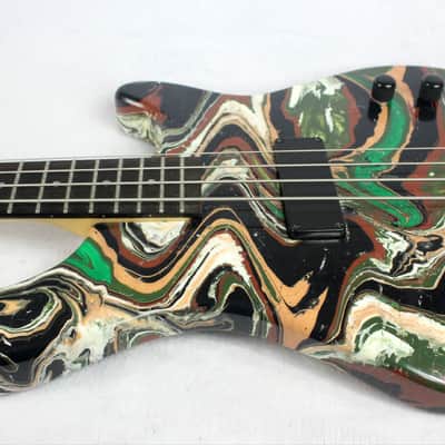 Custom Swirl Painted Dean Edge 09 Bass Guitar image 17