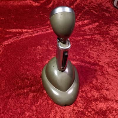 VINTAGE Shure Brothers Inc S36 520SL Green Bullet Controlled Magnetic Microphone Green/silver RARE image 6