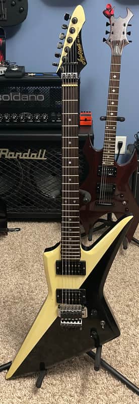 Aria Pro Aria Pro II ZZ Custom 1983 Black/White | Reverb