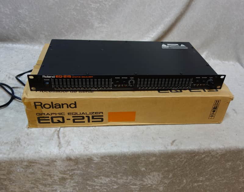 Roland E-215 GRAPHIC EQUALIZER イコライザー Roland EQ-215 graphic equalizer | Reverb