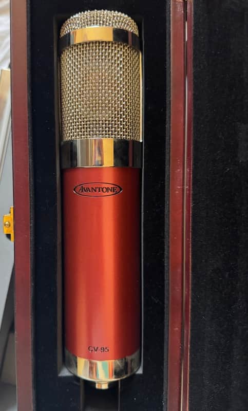 Avantone Pro CV95 Large Diaphragm Multipattern Tube Condenser Microphone 2016 - 2021 - Red image 1