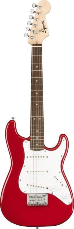 Squier 0370121554 Mini Stratocaster, Laurel Fingerboard, Dakota Red image 1