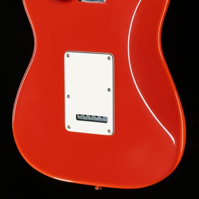 Fender Limited Edition Player Stratocaster HSS Maple Fingerboard Fiesta Red with Matching Headstock (365) image 2