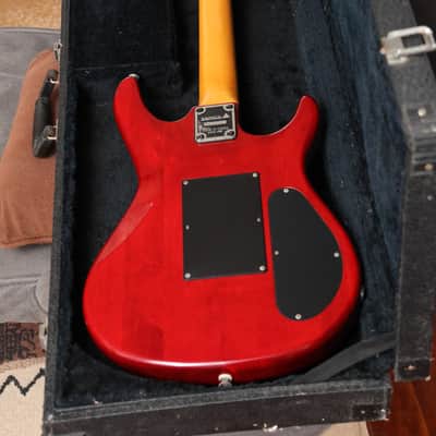 Samick Super Strat KJ-560 1990 - Translucent Burgundy image 6