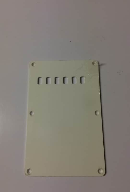 Stratocaster Style Back Plate Parchment image 1