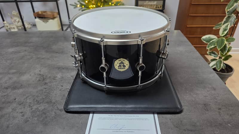 VINNIE PAUL'S PROTOTYPE Pantera Custom Signature DDrum USA Artist Snare Drum - 1 of 1 - Owned by drummer Vinnie Paul - Signed COA - Metal Collector Memorabilia Dime Dimebag Darrell image 1