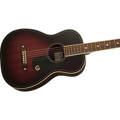 Gretsch Jim Dandy Parlor Acoustic Guitar - Deep Cherry Burst image 5