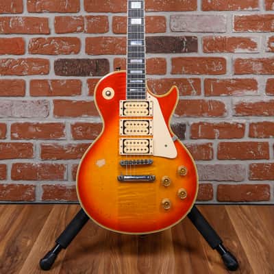 Gibson Custom Shop Ace Frehley Budokan 1974 Les Paul Custom Aged #100 of 100 Heritage Cherry Sunburst Relic 2011 w/OHSC image 4