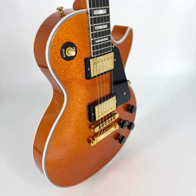 2024 Gibson Custom Made to Measure Les Paul Custom - Orange Sparkle image 6