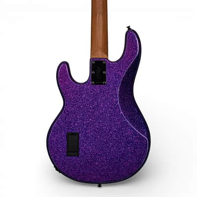 Sterling by Music Man SBMM ST-RAY34-PSK-R2 RAY34 Stingray 4-String Bass, Purple Sparkle image 5