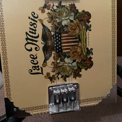 Lace Cigar Box Electric Guitar ~ 3 String ~ Americana image 3